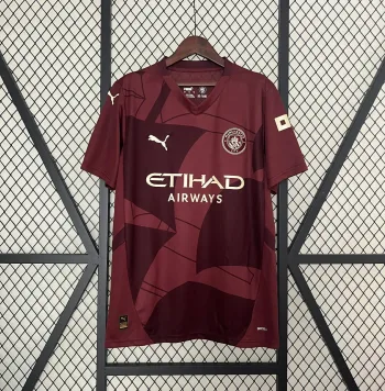 Camiseta Manchester City FC Visitante 3ª 2024-25 - Fútbol Club Vintage