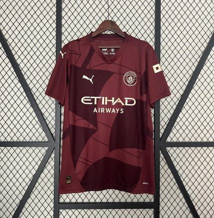 Camiseta Manchester City FC Visitante 3ª 2024-25 - Fútbol Club Vintage