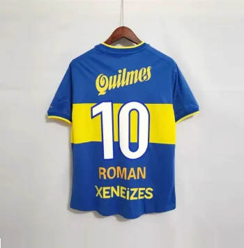 Camiseta Retro Román Boca Juniors 1999-00 - Fútbol Club Vintage