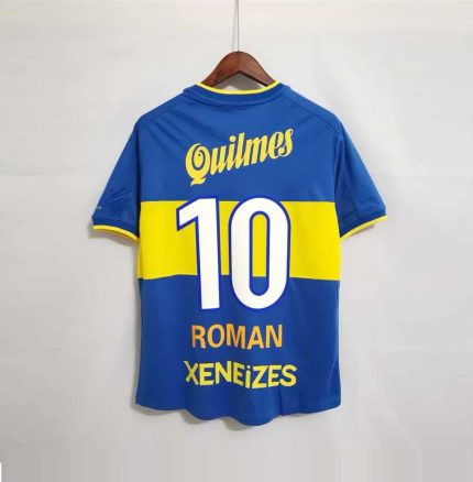 Camiseta Retro Román Boca Juniors 1999-00 - Fútbol Club Vintage