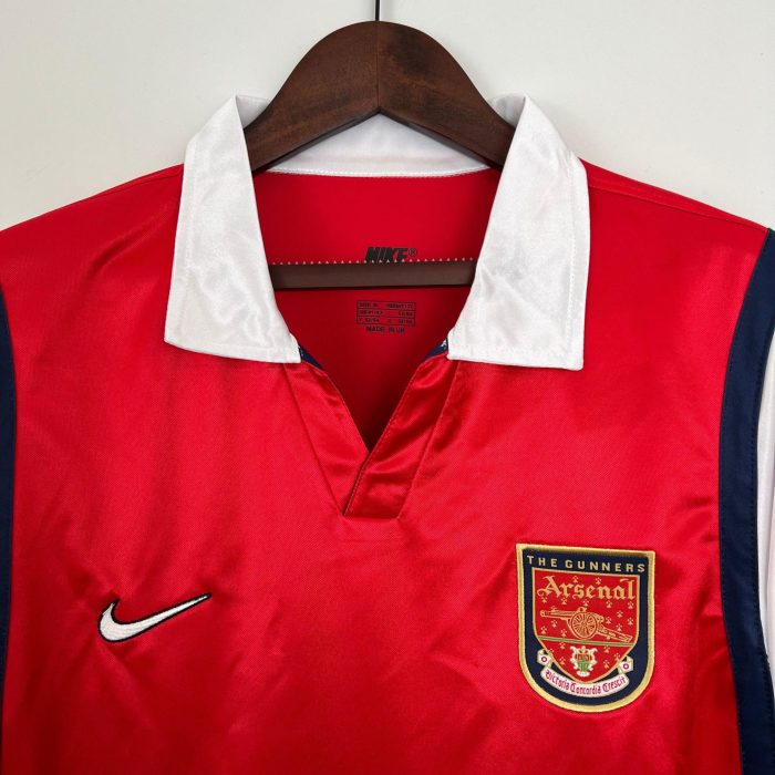 Camiseta Arsenal FC Manga Larga 2000-01 Retro - Fútbol Club Vintage