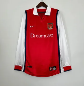 Camiseta Arsenal FC Manga Larga 2000-01 Retro - Fútbol Club Vintage
