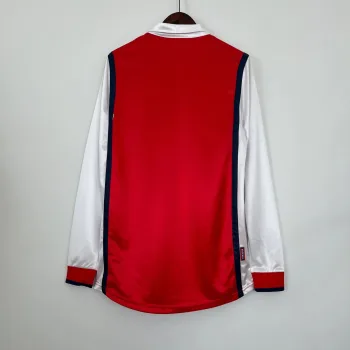 Camiseta Arsenal FC Manga Larga 2000-01 Retro - Fútbol Club Vintage