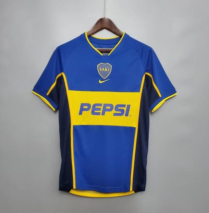 Camiseta Retro Boca Juniors 2002-03 - Fútbol Club Vintage
