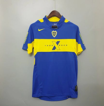 Camiseta Retro Boca Juniors (100 aniversario) 2005-06 - Fútbol Club Vintage