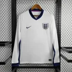 Camiseta Retro Inglaterra Mangas Largas 2024 - Fútbol Club Vintage
