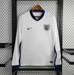 Camiseta Retro Inglaterra Mangas Largas 2024 - Fútbol Club Vintage