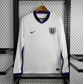 Camiseta Retro Inglaterra Mangas Largas 2024 - Fútbol Club Vintage