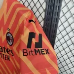 Camiseta Retro AC Milán Portero Naranja 2023-24 - Fútbol Club Vintage