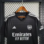 Camiseta Arsenal FC Portero Negra 2023-24 - Fútbol Club Vintage