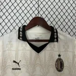 Camiseta Retro AC Milán Beige 2024-25 - Fútbol Club Vintage