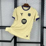 Camiseta FC Barcelona Visitante Beige 2025-26 - Fútbol Club Vintage
