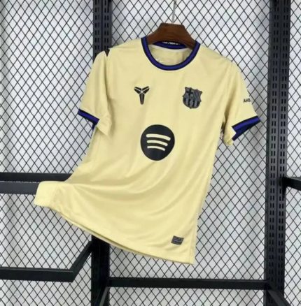 Camiseta FC Barcelona Visitante Beige 2025-26 - Fútbol Club Vintage