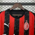 Camiseta AC Milán Mangal Larga 2025-26 - Fútbol Club Vintage