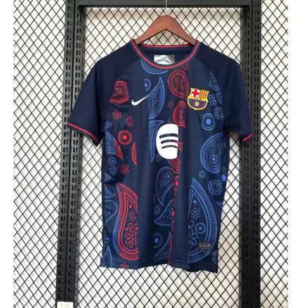 Camiseta FC Barcelona Edición Conmemorativa Azul 2025-26 - Fútbol Club Vintage