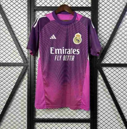 Camiseta Real Madrid Portero Rosa 2025-26 - Fútbol Club Vintage