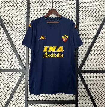 Camiseta Retro AC Roma Visitante 3ª 2000-01 - Fútbol Club Vintage