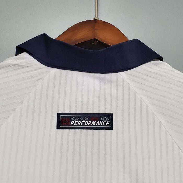 Retro Inglaterra Mangas Largas 1998 - Fútbol Club Vintage