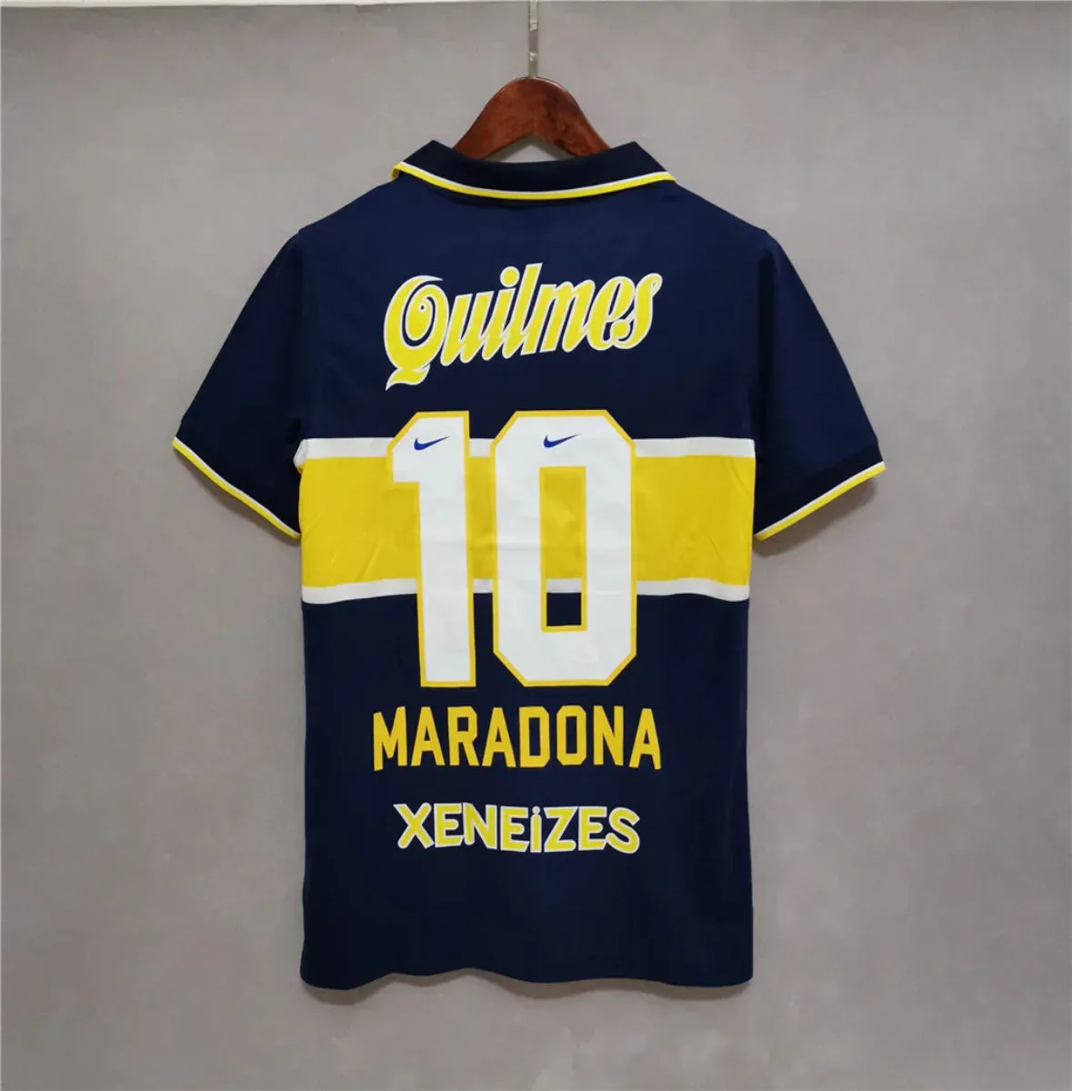 images Camiseta Retro Maradona Boca Juniors 1996-97 - Fútbol Club Vintage