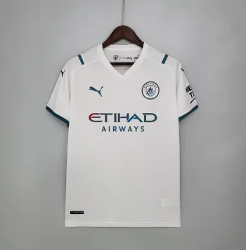 Camiseta Retro Manchester City FC Visitante 2021-22 - Fútbol Club Vintage