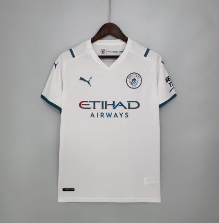 Camiseta Retro Manchester City FC Visitante 2021-22 - Fútbol Club Vintage