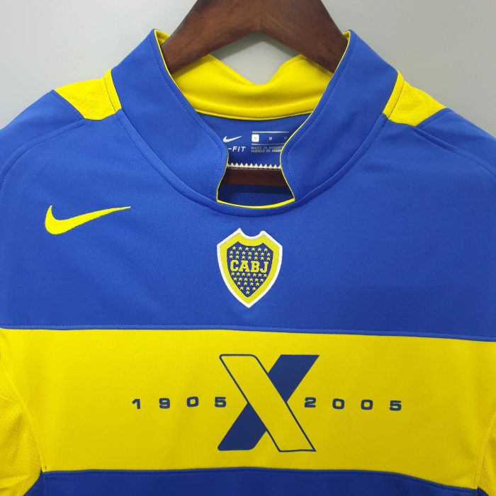 Camiseta Retro Boca Juniors (100 aniversario) 2005-06 - Fútbol Club Vintage