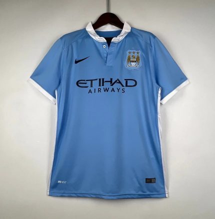 Camiseta Retro Manchester City FC 2015-16 - Fútbol Club Vintage