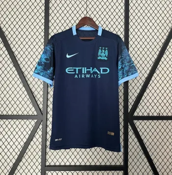 Camiseta Retro Manchester City FC Visitante 2015-16 - Fútbol Club Vintage