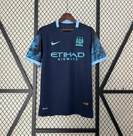 Camiseta Retro Manchester City FC Visitante 2015-16 - Fútbol Club Vintage