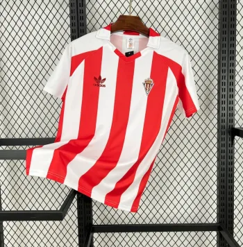 Camiseta Retro Sporting Gijón 1980-81 - Fútbol Club Vintage