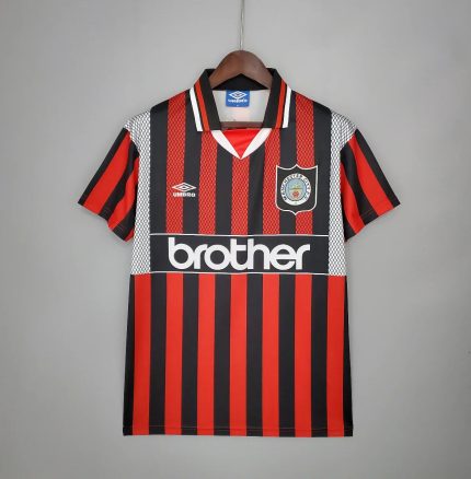 Camiseta Retro Manchester City FC Visitante 1994-96 - Fútbol Club Vintage