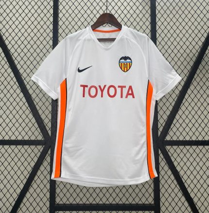 Camiseta Retro Valencia 2006-07 - Fútbol Club Vintage