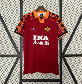 Camiseta Retro AS Roma 1998-99 - Fútbol Club Vintage