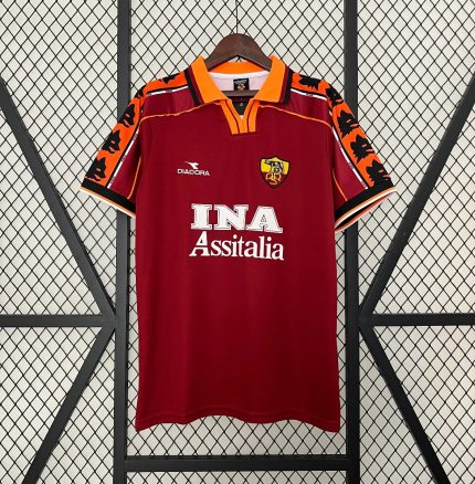 Camiseta Retro AS Roma 1998-99 - Fútbol Club Vintage