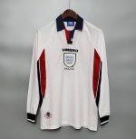 Retro Inglaterra Mangas Largas 1998 - Fútbol Club Vintage