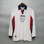 Retro Inglaterra Mangas Largas 1998 - Fútbol Club Vintage
