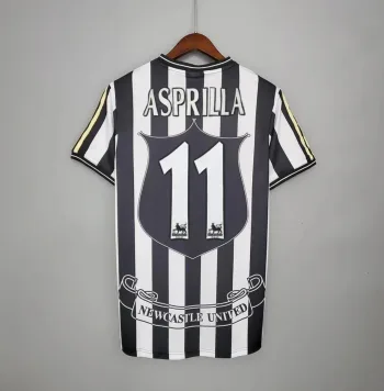 Camiseta Retro Asprilla Newcastle United 1997-99 - Fútbol Club Vintage
