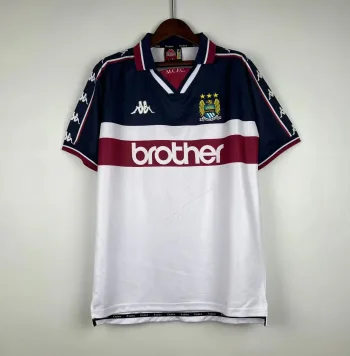 Camiseta Retro Manchester City FC Visitante 1997-98 - Fútbol Club Vintage