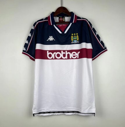 Camiseta Retro Manchester City FC Visitante 1997-98 - Fútbol Club Vintage