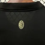 Camiseta Retro AC Milán 125 Aniversario Portero Negra 2024-25 - Fútbol Club Vintage