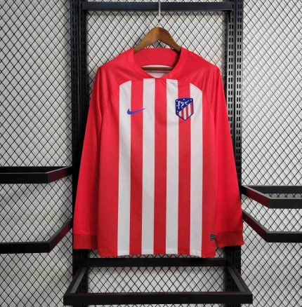 Retro Club Atlético de Madrid Manga Larga 2023 - Fútbol Club Vintage