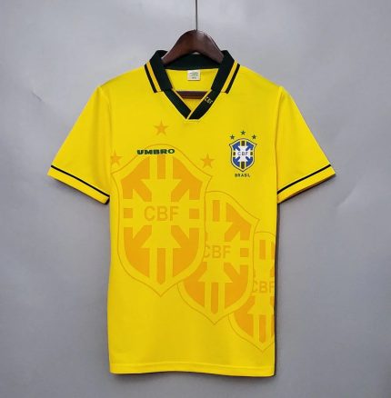 Camsieta Retro Brasil 1993-94 - Fútbol Club Vintage