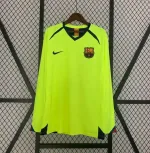 Camiseta Visitante de Manga Larga Retro FC Barcelona 2005-06 - Fútbol Club Vintage