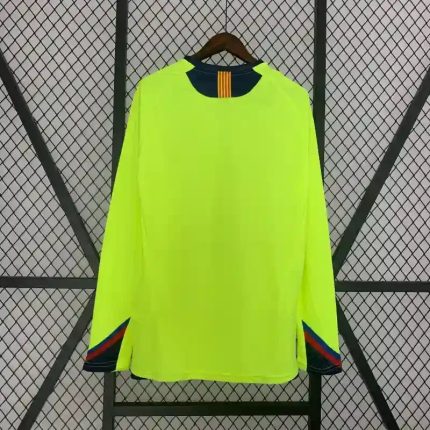 Camiseta Visitante de Manga Larga Retro FC Barcelona 2005-06 - Fútbol Club Vintage