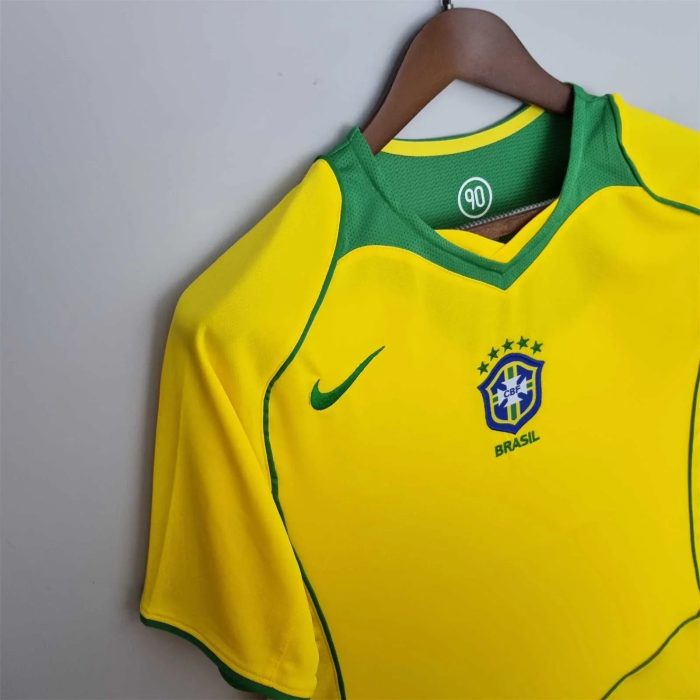Camiseta Retro Brasil 2004 - Fútbol Club Vintage