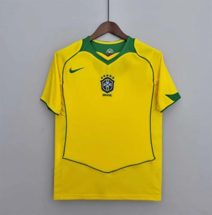 Camiseta Retro Brasil 2004 - Fútbol Club Vintage