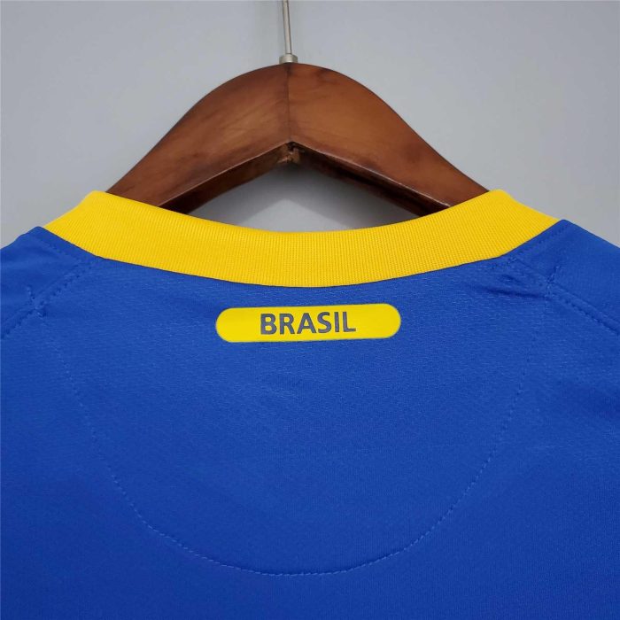 Camiseta Retro Brasil Visitante 2010 - Fútbol Club Vintage