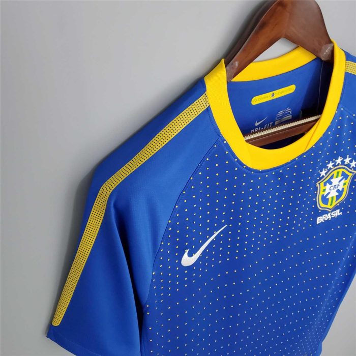 Camiseta Retro Brasil Visitante 2010 - Fútbol Club Vintage