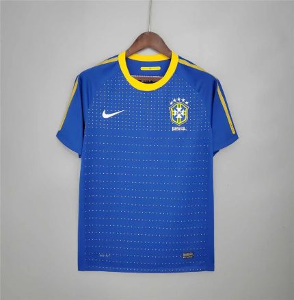 Camiseta Retro Brasil Visitante 2010 - Fútbol Club Vintage