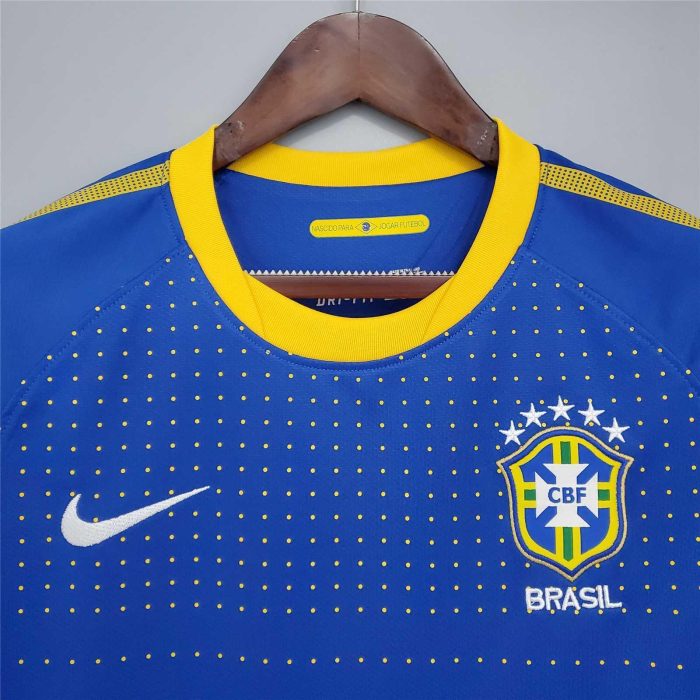 Camiseta Retro Brasil Visitante 2010 - Fútbol Club Vintage